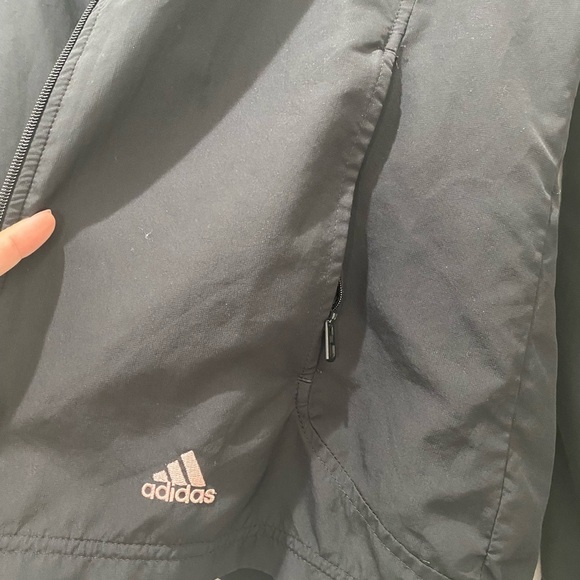 Adidas Black Track Jacket, L - Picture 3 of 5
